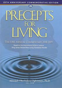 Precepts For Living 2018-2019