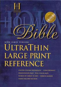 Bible, KJV, Large Print, Ultra Thin