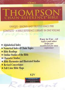 Bible, KJV, Thompson Chain Reference